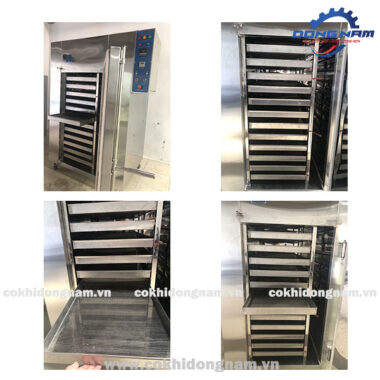 Máy sấy hải sản phải làm từ chất liệu inox sus 304