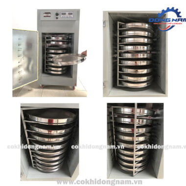 Tủ sấy khay tròn – sấy lưu hương trà, dược liệu 9 khay