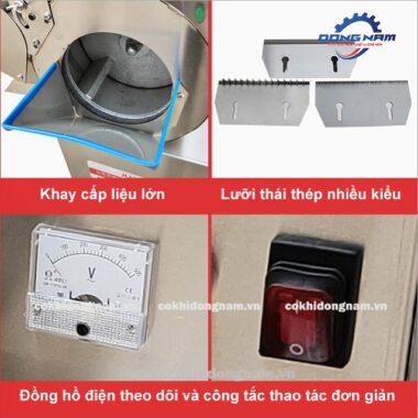 Cấu tạo máy cắt khoai tây công nghiệp