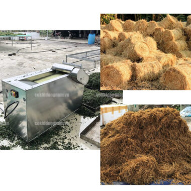 Máy băm rơm làm nấm