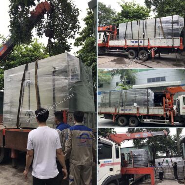 Vận chuyển máy sấy lạnh công nghiệp