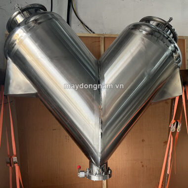 Buồng trộn kiểu dáng chữ V không cánh đảo, trộn đều, không góc chết