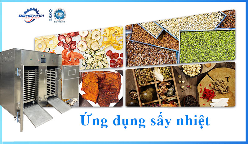 Ứng dụng máy sấy nhiệt công nghiệp
