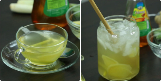 Trà gừng sả