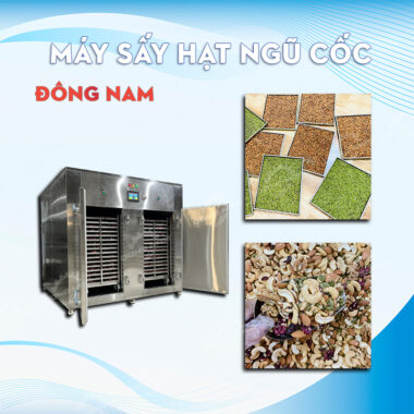 Máy sấy hạt Đông Nam sấy khô - sấy chín giòn