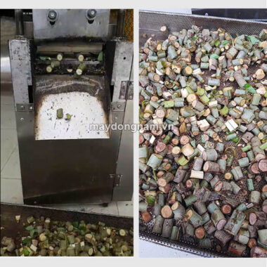 Máy thái được cành cây có độ cứng cao