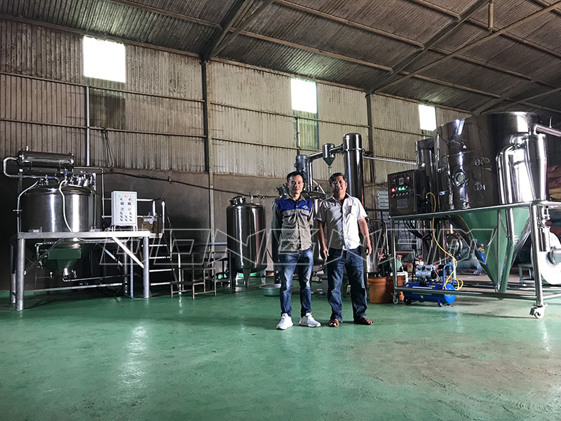 Lắp đặt Dây chuyền sản xuất cà phê hoà tan