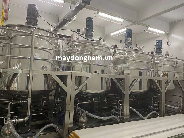 Dây chuyền máy nhũ hóa chân không Đông Nam