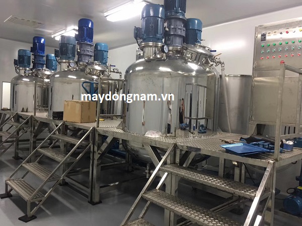 Cấu tạo máy nhũ hóa chân không