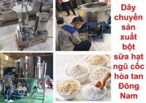 Dây chuyền sản xuất bột sữa hạt ngũ cốc hòa tan siêu mịn 