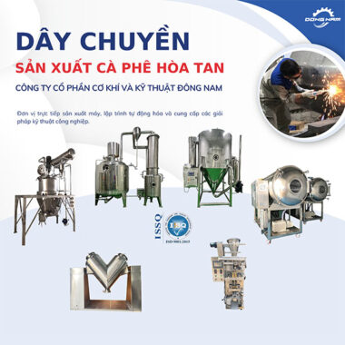 Dây chuyền sản xuất cà phê hòa tan