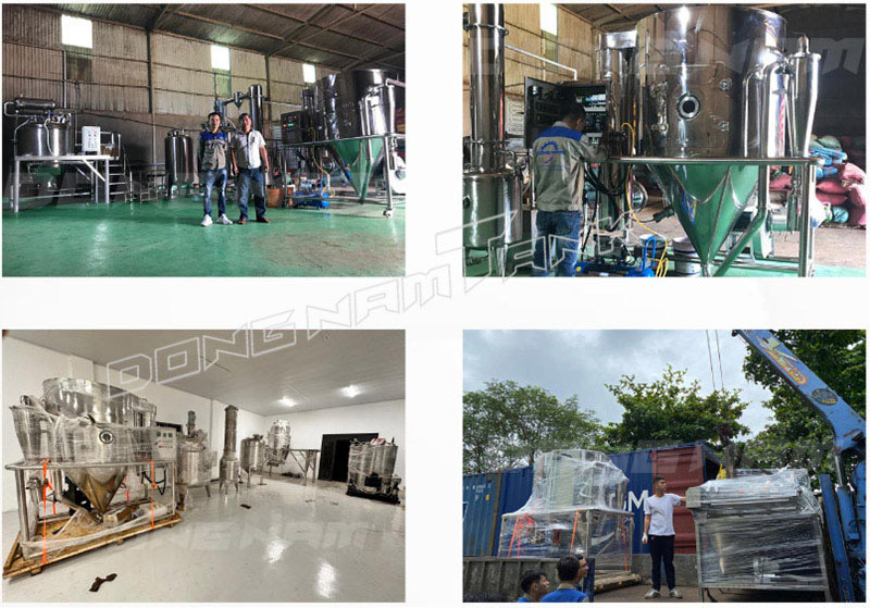 Một số dây chuyền Đông Nam lắp đặt