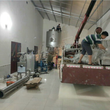 Lắp đặt máy sấy phun LPG-25