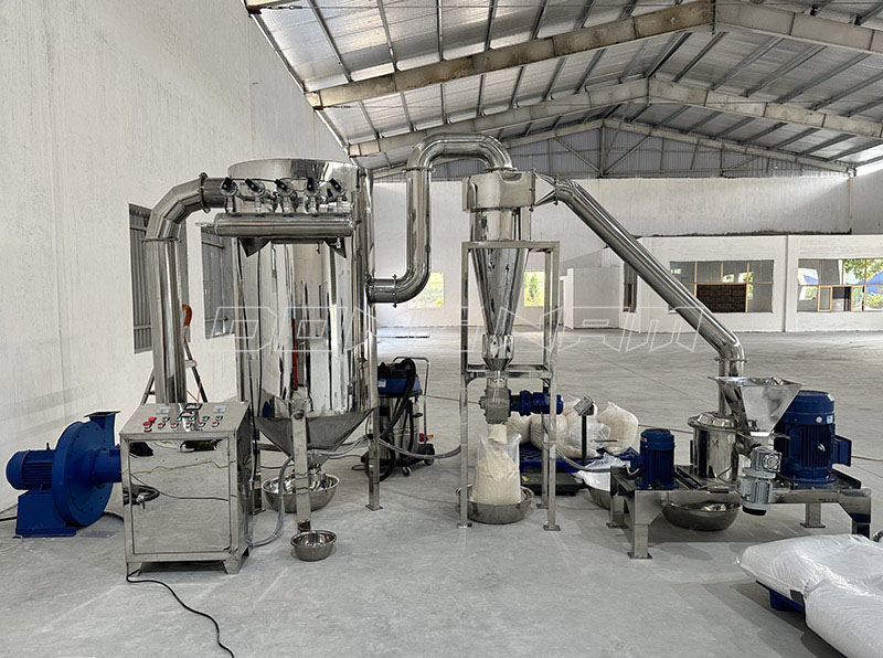 Lắp đặt hoàn thiện máy nghiền bột siêu mịn